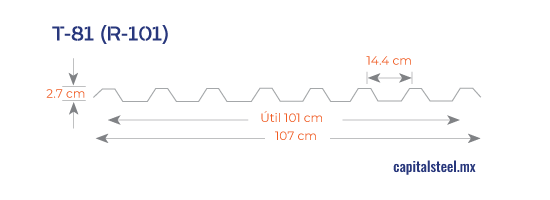 Geometría de Poliacryl T-81 (R 101)